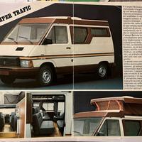 Camper Renault Trafic T 1000 D disegno Bertone 