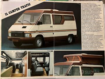Camper Renault Trafic T 1000 D disegno Bertone 