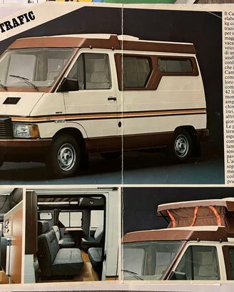 Camper Renault Trafic T 1000 D disegno Bertone 