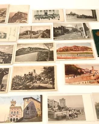 Lotto 518 Cartoline del '900 di SAN MARINO + Album