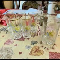 Portaghiaccio con 6 bicchieri+Regal6 bicchieri  