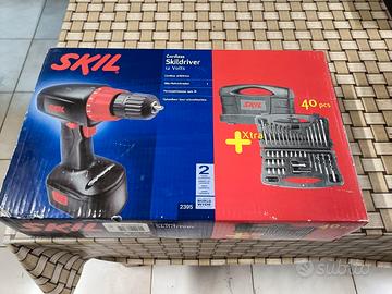 Trapano Avvitatore SKIL 12V + Kit 40 Punte/Inserti