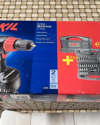 Trapano Avvitatore SKIL 12V + Kit 40 Punte/Inserti