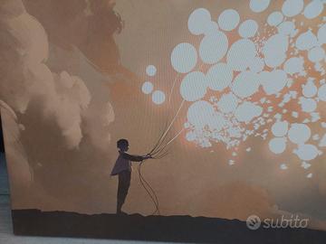 Quadro "Bambino con palloncini"
