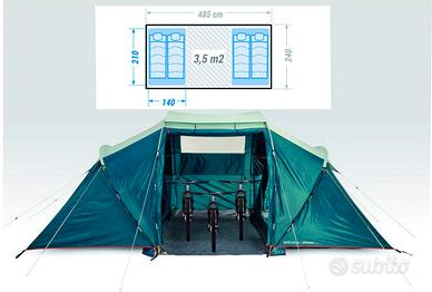Tenda campeggio Arpenaz family 4.2