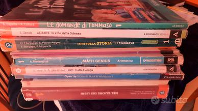 Libri vari per 1° media scuola a partire da 5