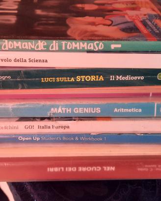 Libri vari per 1° media scuola a partire da 5