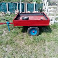carrettino per trattorino   o motocoltivatore 