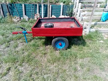 carrettino per trattorino   o motocoltivatore 