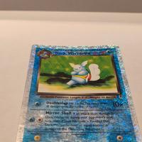 carta Pokemon dark wartortle reverse 