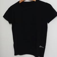 Maglietta in maglia colore nero