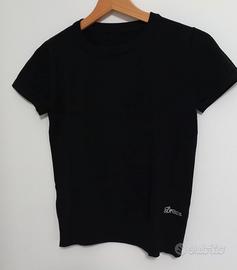 Maglietta in maglia colore nero