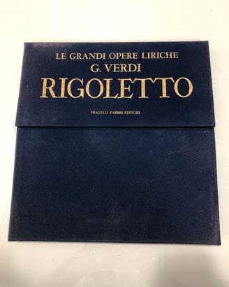 RIGOLETTO-GIUSEPPE VERDI, Cofanetto Box 4LP Vinili