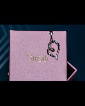 COLLANA STROILI oro CUORE 925
