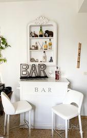 Set mobile bar, sgabelli, scritta bar e mensola