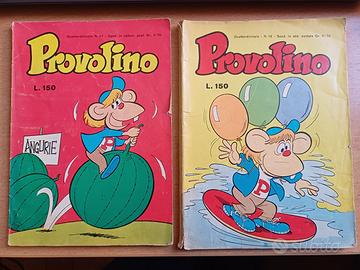 Fumetto Provolino 2 numeri, anni 1970
