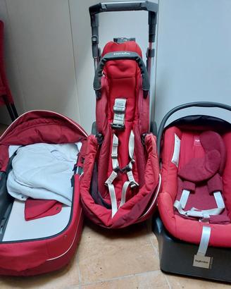 trio inglesina rosso