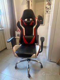 Sedia da gaming come nuova