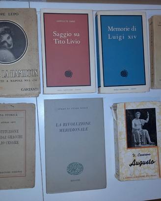 Lotto libri storia e uomini illustri