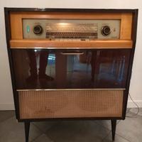 mobile radio-giradischi vintage Grundig de luxe