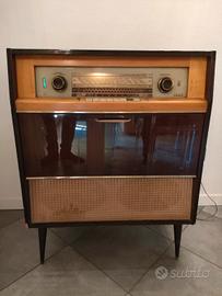 mobile radio-giradischi vintage Grundig de luxe