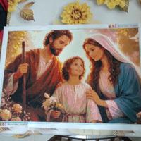 Maria Giuseppe e bambino Gesù