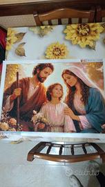 Maria Giuseppe e bambino Gesù