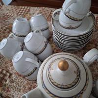 Servizio da 12 caffè-latte con teiera della thun