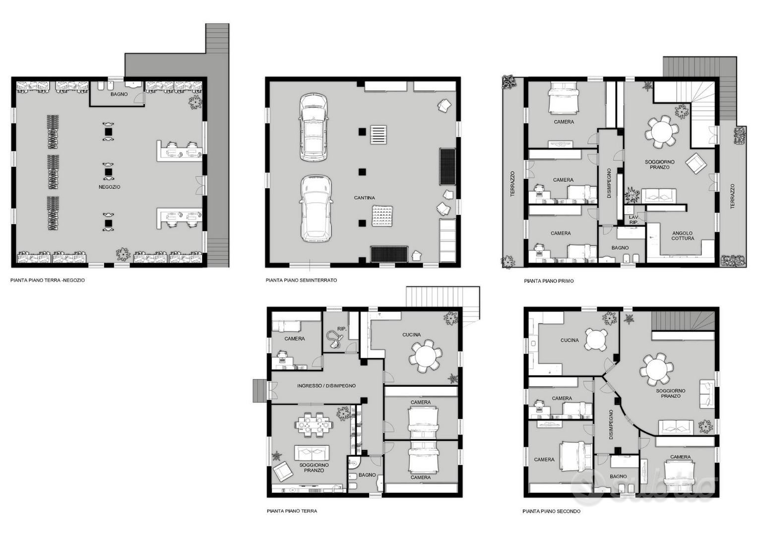 Intera palazzina bancali