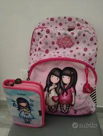 zaino scuola e astuccio coordinato 