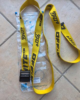 Cintura off-white industrial belt