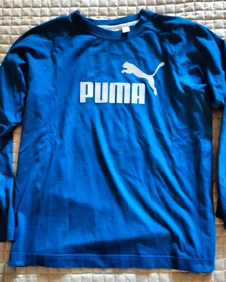 Maglia a maniche lunghe Puma, colore blu