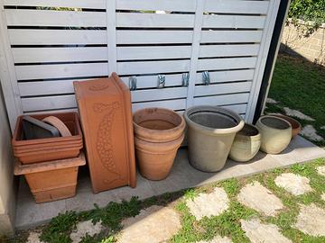Vasi da giardino varie misure + sottovasi