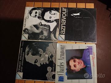 4 Dischi vinile Aznavour