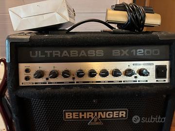 Amplificatore behringer ultrabass bx1200