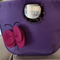 borsa in feltro fatta a mano 