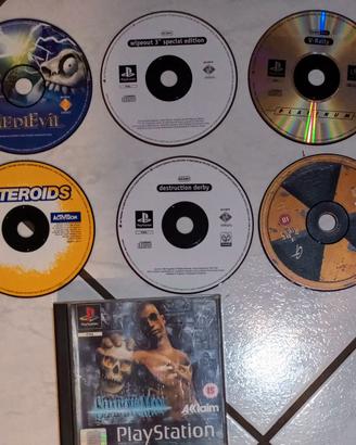 7 Videogiochi PS1 spedizione tracciata inclusa