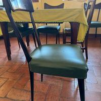 5 Sedie anni 50 imbottite