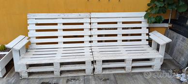 Divano pallet giardino
