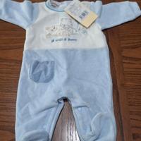 Tutina Brums Neonato 0M (50cm) in Ciniglia - NUOVA