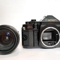 Canon A1 con Canon FD Zoom 35-105mm f3.5