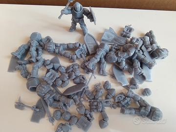 Warhammer 10 marines in resina