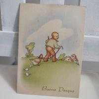 Cartolina Vintage – Auguri di Buona Pasqua ('39)