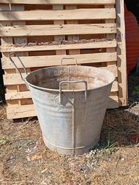 Mastello in ferro zincato 51x43