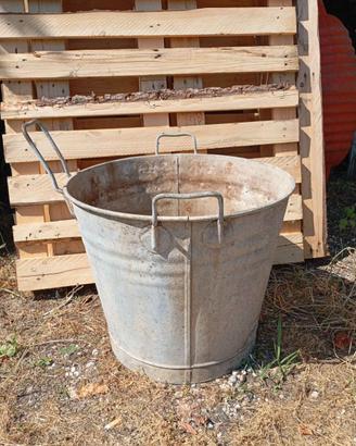 Mastello in ferro zincato 51x43
