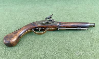 Pistola decorativa flintlock artigianale 36cm
