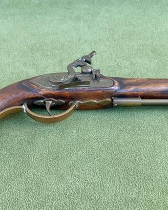 Pistola decorativa flintlock artigianale 36cm