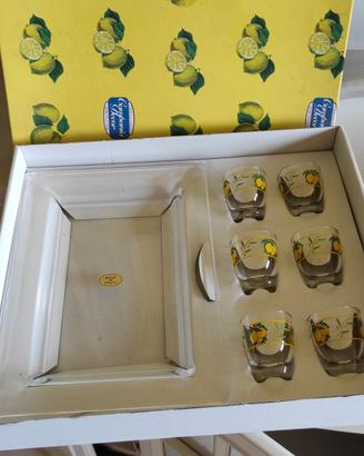 set bicchierini limoncello vetreria campana 