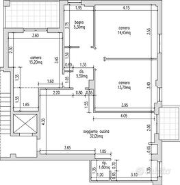 Quadrilocale quartiere Saragozza