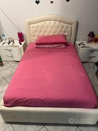 Letto contenitore una piazza e mezza